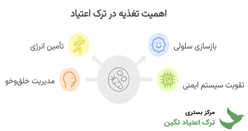 چرا تغذیه مناسب در روند ترک اعتیاد تریاک مهم است